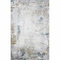 Bashian 5 ft. x 7 ft. 6 in. Capri Collection Contemporary Polyester Power Loom Area Rug Ivy & Blue C188-IVBL-5X7.6-CP110